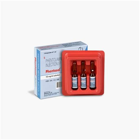 Phentolamine10mg Injection, Strength: 10 mg/mL at Rs 1500/piece in Nagpur