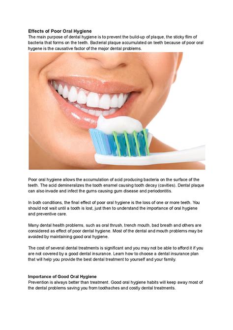 Oral Hygiene Pdf Host