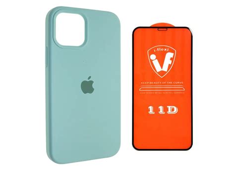 Ripley Funda Silicone Case Para Iphone Pro Verde Jade Mica De