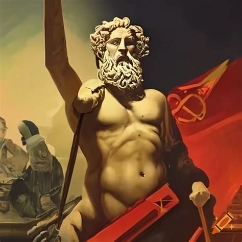 Zeus Depicted In Soviet War Propaganda