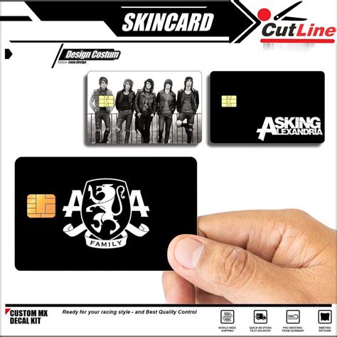 Jual Asking Alexandria Skin Card Atm Custom Stiker Pelindung Kartu Atm