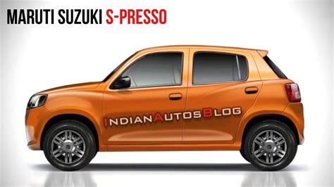 Maruti Suzuki Future S Named As S Presso Rendering Based On Spyshot Out