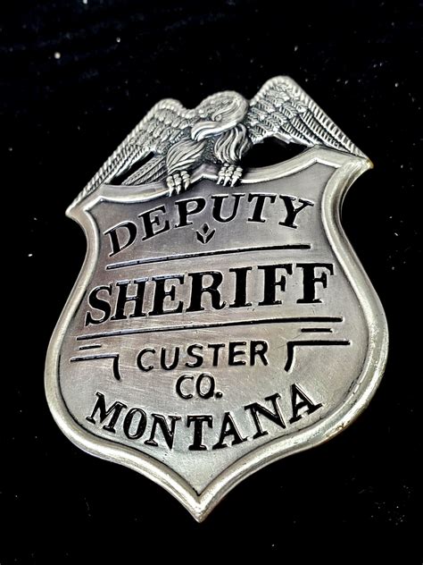 Custer County Montana Deputy Sheriff Gode - COLLECTORS-BADGES.COM