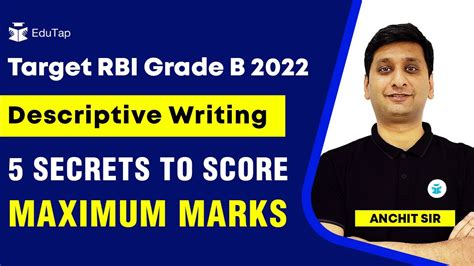 Descriptive Writing For RBI Grade B 2022 Phase 2 Complete Information