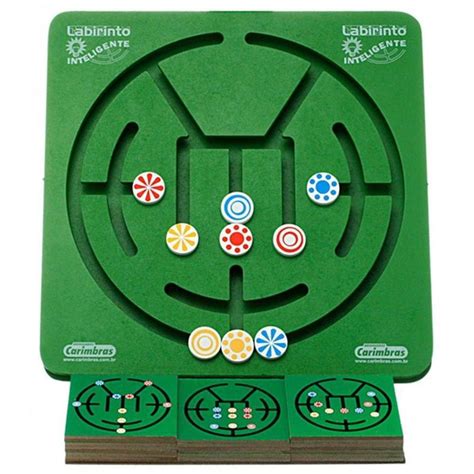 Jogo Dos Labirintos - Jogo Labirinto Inteligente Carimbrás em Madeira - Outros Jogos ...