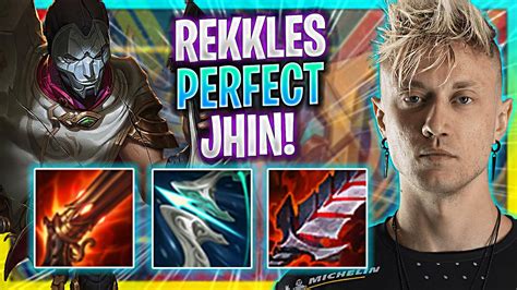 REKKLES PERFECT GAME WITH JHIN FNC Rekkles Plays Jhin ADC Vs Caitlyn