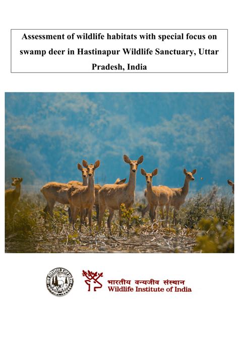 Pdf Assessment Of Wildlife Habitats With Special Focus On Swamp Deer In Hastinapur Wildlife