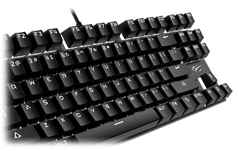 Teclado Mec Nico Havit Switch Azul Abnt Black Hv Kb L Open Box