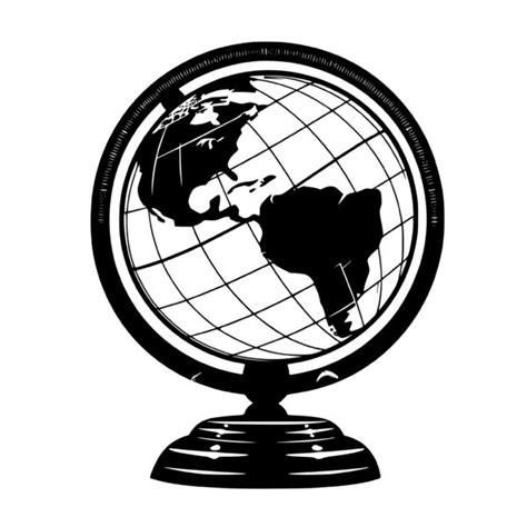 Traveler's Globe SVG File for Cricut, Silhouette, Laser Machines