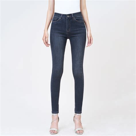 무료 이미지 Aaa Jeans Women Jeans 스키니 진 의류 청바지 허리 포켓 푸른 발목 다리 관절