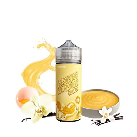 E Liquide Vanilla Custard 00mg 100ml Custard Monster Monster By