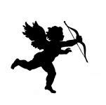 Cupid Silhouette Clipart Free Stock Photo - Public Domain Pictures