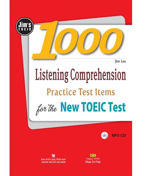 Jim S Toeic Listening Comprehension Practice Test Items For The