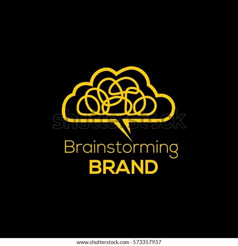 Brainstorming Vector Logo Ideas Sign Symbol Stock Vector (Royalty Free ...