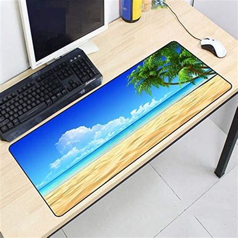 Dhsbd Strandlandschap Print Gaming Muismat Xxl Computer Pc Muismat