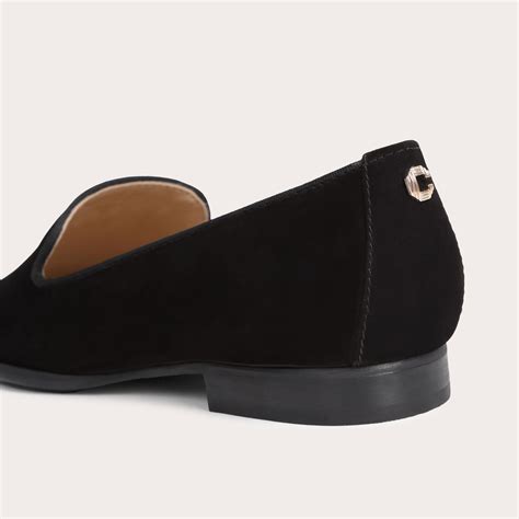 LEGEND Black Suede Slip On Flat Shoes by CARVELA COMFORT