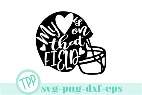 Football Mom svg, My Heart Field svg, football design