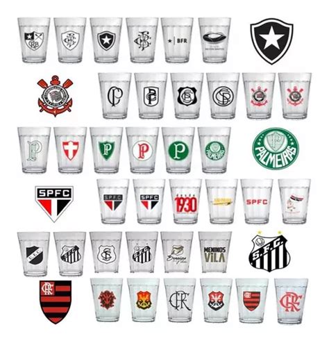 Vaso Nadir Figueiredo Americano Jogo 6 Copos Americanos Clubes Times