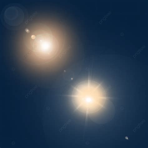 Star Lens Flare Sunshine Sunrays Sun Glare Light Effect Star Background