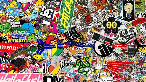 Sticker Bomb Hd Wallpaper 1080p Resolution Behance