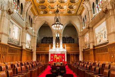 The Senate Chamber, Ottawa. Stock Photo - Image of parties, democracy: 2960370