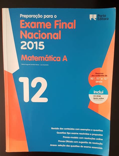 Preparação para o Exame Nacional Matemática A 12º Ano Vila do Conde