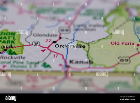 Map of orderville utah hi-res stock photography and images - Alamy