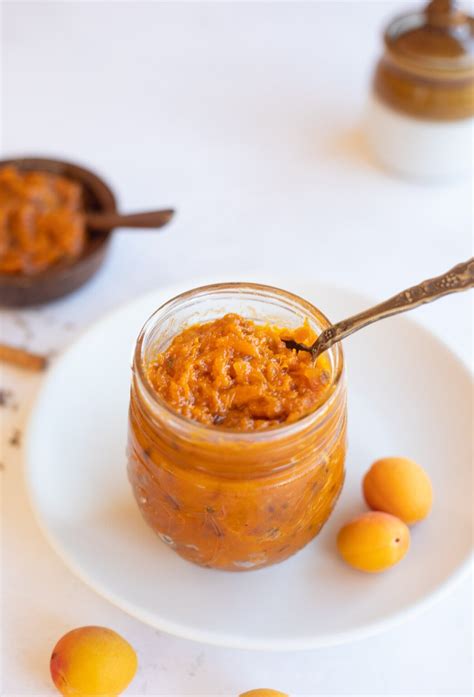 Fresh Apricot Chutney - Piping Pot Curry