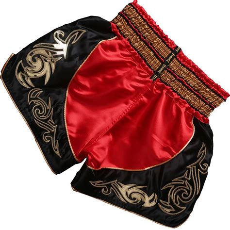 Fluory Muay Thai Short Kickboxing Short Red MTSF12 FIGHTWEAR SHOP EUROPE