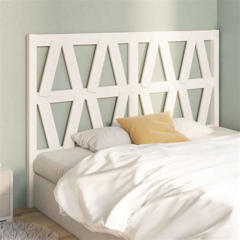 Vidaxl Headboard Slatted Wood X X Cm White Ab