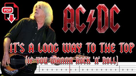 Ac Dc It S A Long Way To The Top Bass Tabs Notation Chamisbass