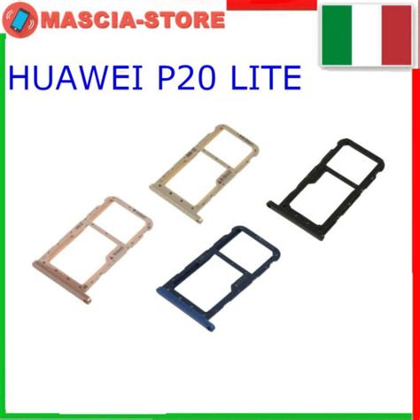 Carrello Porta Vano Sim Card Scheda Slot Vassoio Micro Sd Per Huawei