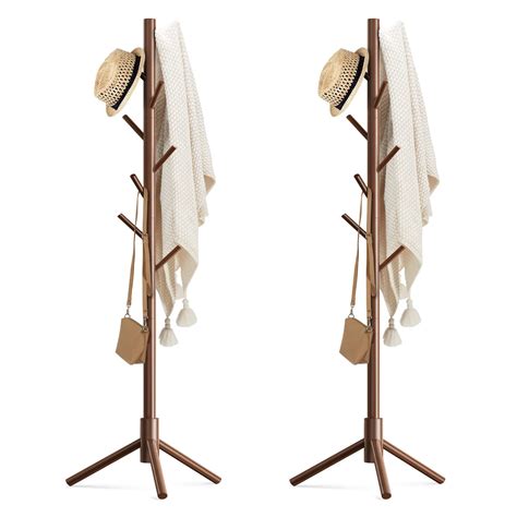 Latitude Run® Rogero Freestanding 8 Hook Coat Rack Wayfair