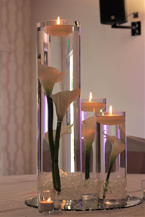 Cylinder Vase Decor Vases Decor Centerpieces Calla Lillies Calla