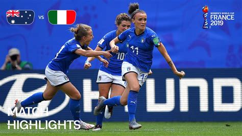 Australia V Italy Fifa Womens World Cup France Match