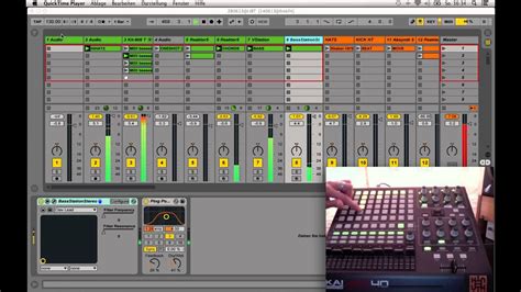 Ableton 9 With Apc40 Spaceman Liveset Using Vst Midi Clips Youtube