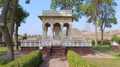 A Tomb Situated Inside the Complex of Jaswant Thada in Jodhpur. Stock ...