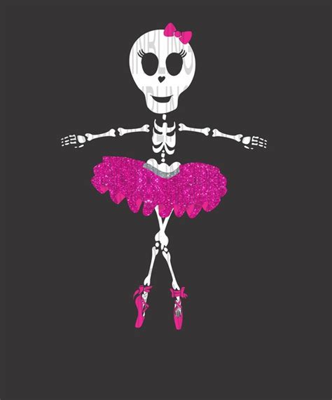 Skeleton Ballerina Svg