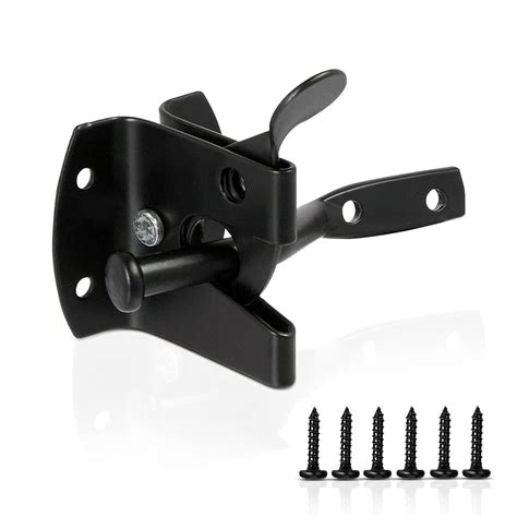 Buy Garden Gate Latch For Wooden Gates Heavy Duty Black Door Latch