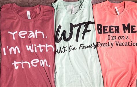 Family Vacation Shirts Funny Family Shirts Matching Vacation - Etsy