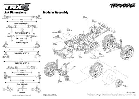 Exploded View Traxxas Trx 4 Sport 110 Kit Modular Assembly Astra