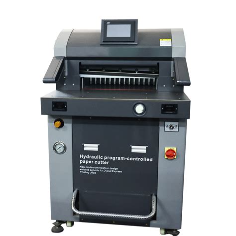 Hydraulic Program Controlled Paper Cutter Sbosto High Quality Paper