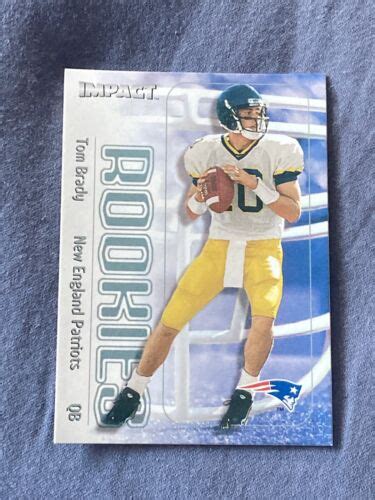 2000 Skybox Impact Rookie 27 Tom Brady RC New England Patriots