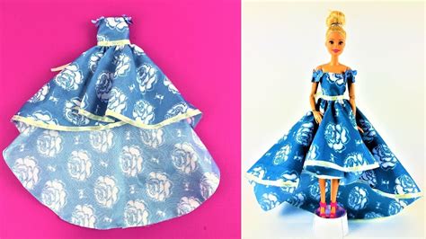 Diy Magnificent Barbie Toy Ball Gown Barbie Fashion Clothes Tutorial