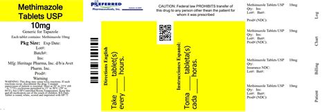 Ndc Methimazole Tablet Oral