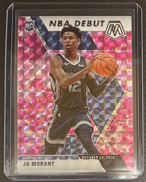 Yahoo Ja Morant Panini Mosaic Pink Cam