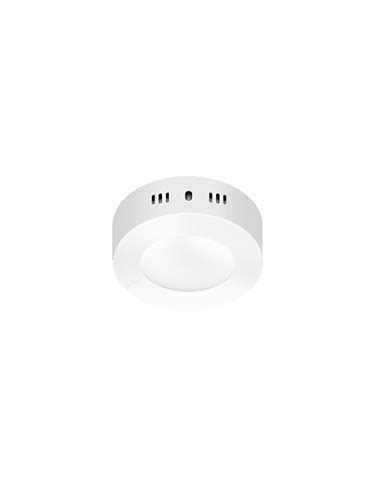 Plafon redondo de aplicar 6W Ø12 cm Luz Fria Candela Bazar de Luces