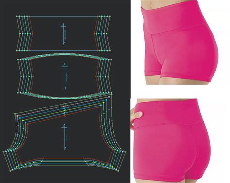 Patrones Moldes Short Calza Lycra De Mujer Deportivo Fitness