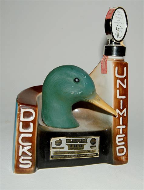 Jim Beam Ducks Unlimited Decanter Th Anniversary Etsy