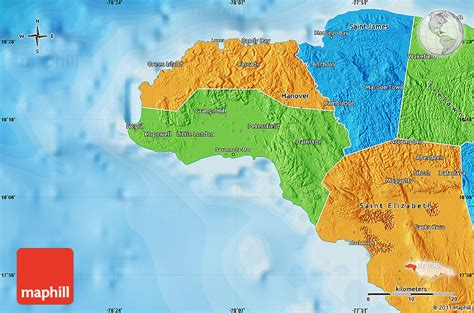 Political Map Of Westmoreland